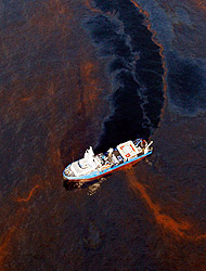 petróleo en las costa de Luisiana