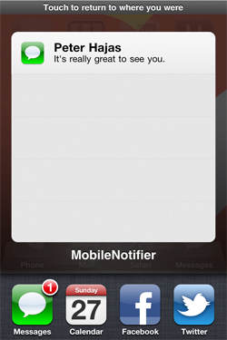 MobileNotifier: Verdaderas notificaciones para iOS