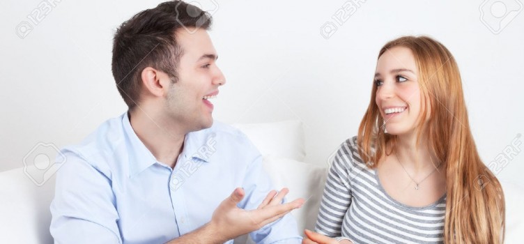 30082479-Young-couple-in-discussion-Stock-Photo