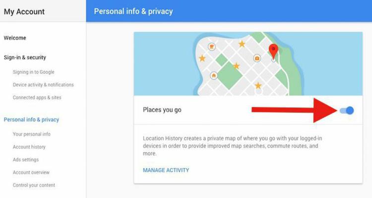 google-settings-location-history-Cómo evito que Google sepa mi ubicación