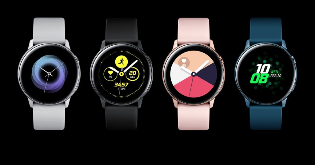  Samsung Galaxy Watch Active diferentes colores