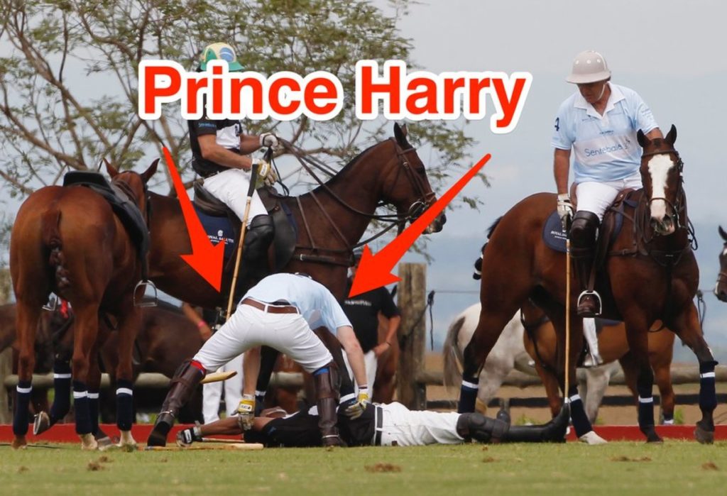 el acto heroico del principe harry